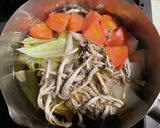 おろし生姜と野菜スープの味噌ラーメン作り方1写真