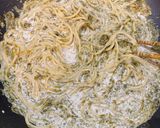 超簡単★麺つゆで海苔クリームパスタ作り方5写真
