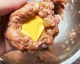 チーズイン♡ハンバーグ♡作り方3写真