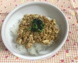 離乳食☆納豆そぼろ丼作り方5写真