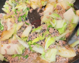 簡単冬レシピ！白菜と合い挽き肉のおかず作り方6写真