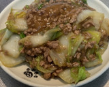 簡単冬レシピ！白菜と合い挽き肉のおかず作り方9写真