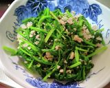 ほうれん草と挽き肉炒めオン・ザ・チーズ作り方4写真