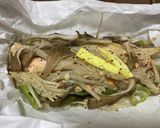 生シャケ、キノコの蒸し煮作り方5写真