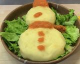 冬レシピ☆スノーマンポテトサラダ作り方8写真