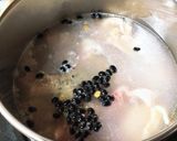 #冬レシピ　豆乳入り参鶏湯風作り方2写真