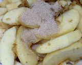 りんごと胡桃のレンジでスイートポテト作り方1写真