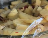 りんごと胡桃のレンジでスイートポテト作り方2写真