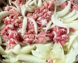 豚肉ルー無しハヤシライス(無水鍋QC使用作り方1写真