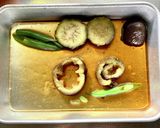 ナスとサンド豆でカタツムリ作り方2写真