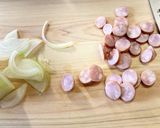 ウインナーと玉ねぎだけのピザトースト作り方3写真
