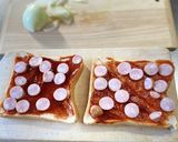 ウインナーと玉ねぎだけのピザトースト作り方5写真