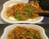 美味ドレとすき焼きごましゃぶで青椒肉絲丼作り方2写真