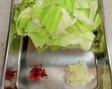 アンチョビとキャベツのスパゲティ作り方1写真