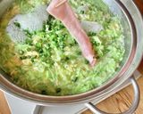 キャベツとかき玉のしゃぶしゃぶ鍋作り方6写真