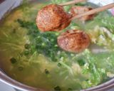 キャベツとかき玉のしゃぶしゃぶ鍋作り方8写真