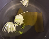 和風♡水菜とササミのリゾット（おじや）作り方1写真
