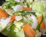 簡単☆塩豚とキャベツ野菜のシンプル炒め作り方3写真