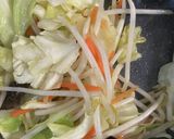 簡単　焼きそば（紅生姜たっぷり）作り方2写真