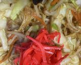 簡単　焼きそば（紅生姜たっぷり）作り方7写真