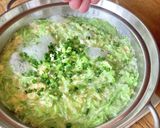 キャベツとかき玉のしゃぶしゃぶ鍋作り方5写真