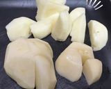 豆と塩昆布と桜エビのポテトサラダ作り方2写真