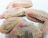 レンジで簡単♬手羽先のねぎ塩ダレ蒸し作り方1写真