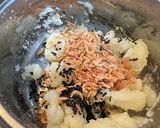 豆と塩昆布と桜エビのポテトサラダ作り方10写真