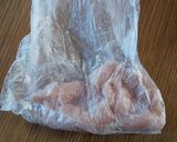 鶏むね肉と水菜の炒め物作り方2写真