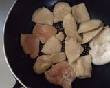 鶏むね肉と水菜の炒め物作り方3写真