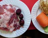 すね肉とレンコンのスープ【自分メモ】作り方1写真