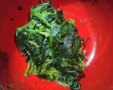 簡単！レンジで♪美味しい♪ほうれん草＆卵作り方2写真