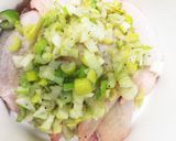レンジで簡単♬手羽先のねぎ塩ダレ蒸し作り方3写真