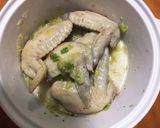 レンジで簡単♬手羽先のねぎ塩ダレ蒸し作り方6写真