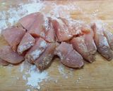 超簡単!鶏むね肉とさつまいもの甘酢炒め!作り方7写真