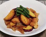 超簡単!鶏むね肉とさつまいもの甘酢炒め!作り方13写真