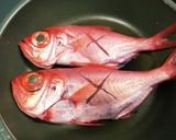 10分で完成！フライパンで金目鯛煮付け作り方1写真