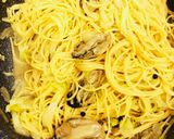 牡蠣のオイル漬けパスタ作り方7写真