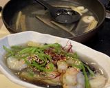 海老とナスの白麻婆作り方3写真