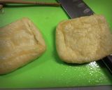 自己流　チーズ鶏つくね巾着作り方4写真