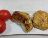 自己流　チーズ鶏つくね巾着作り方9写真