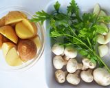 こんがりポテトとしらすのガーリック炒め作り方1写真