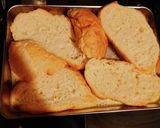 フランスパンフレンチトーストで朝パン♪作り方1写真
