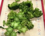 ブロッコリーと豆腐の卵とじ炒め作り方1写真