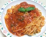 簡単バジルのトマトソースパスタ作り方5写真