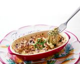 のりそばと白子のクリームグラタン作り方6写真