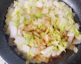 白菜炒め卵とじ作り方6写真