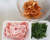～焼き肉のたれde～絶品豚バラキムチ炒め作り方1写真