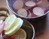 甘酸っぱくてほっこり★さつま芋のレモン煮作り方1写真
