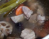 すね肉とレンコンのスープ【自分メモ】作り方4写真